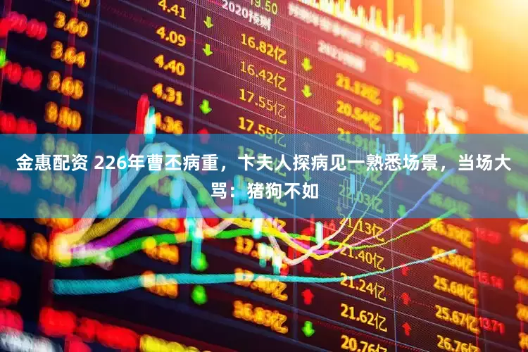 金惠配资 226年曹丕病重，卞夫人探病见一熟悉场景，当场大骂：猪狗不如